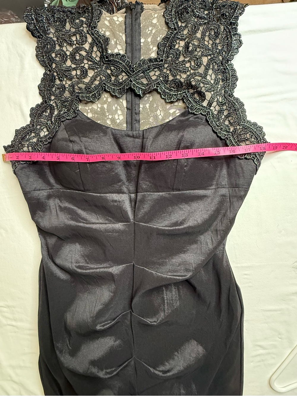 Xscape Black Lace-Accent Mermaid Maxi Dress - Picture 6 of 10
